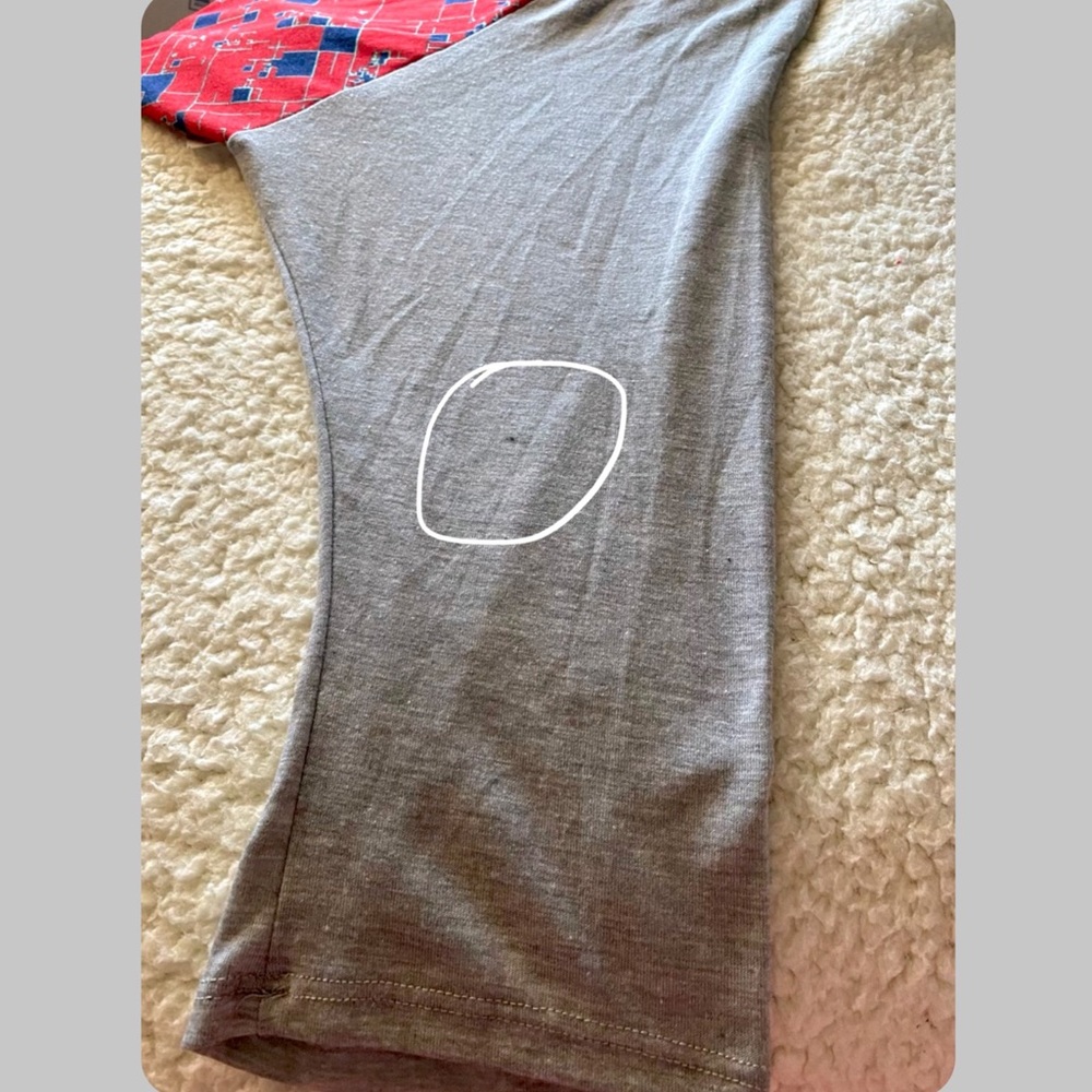 Lula Roe “Randy” Baseball Style shirt NWT - Picture 10 of 11